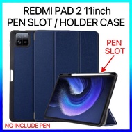 Redmi Pad 2 11inch With Pen Slot Smart Case Redmi Pad2 Pen Holder Cover