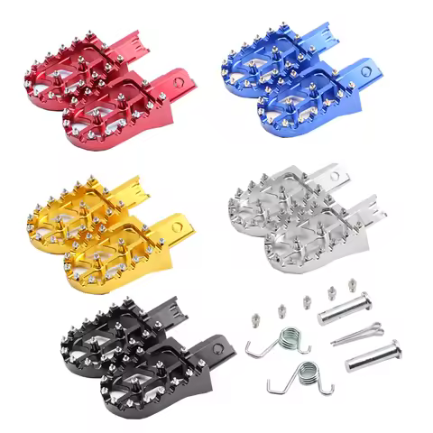 CNC Motorcycle Universal Colorful Footpeg Footrest Foot Pegs For HONDA CRF XR 50 70 110 M2R SDG DHZ 