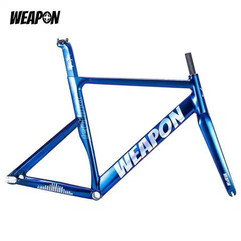 Bullet-Pro Track Fixed Gear Fixie Single Speed Bike Frame Alloy Frameset - Premium Quality Cycling E