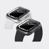 UNIQ Apple Watch Glase 透明錶框45mm(2入透+黑)