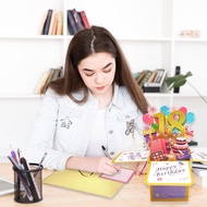 Happy 18th 3D Greeting Card Happy Birthday Card Pop Up Birthday Card for Girl Boy Son Daughter Nephe