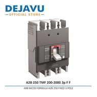 ABB MCCB 3P 18KA BREAKER FORMULA FIXED 3P A2B 250 TMF 200-2000 3p FF