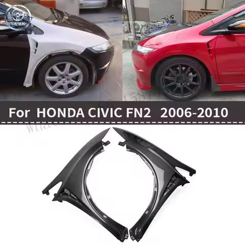 Suitable for Honda Civic FN2 Type R carbon fiber modification parts Mugen Unlimited style front fend