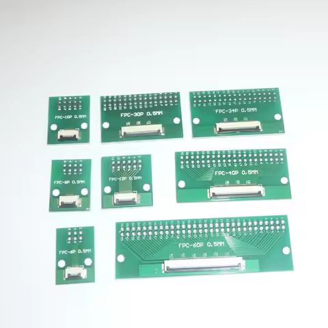 1PCS FFC/FPC Adapter Board 0.5 To 2.54MM 4/6/12/24/40/50/60P 80P Solder The Connector