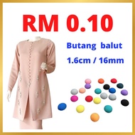10 biji Butang Balut Kain Butang bungkus kain 1.6cm / 16mm Button Baju Kebaya