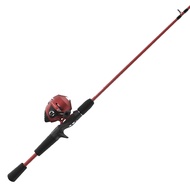 Slingshot Spincast Reel and Fishing Rod Combo, 5-Foot 6-Inch 2-Piece Fishing Pole, Size 30 Reel, Rig