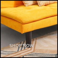 INFORMA GENEVA SOFA BED FABRIC - KUNING TEMPAT DUDUK MULTIFUNGSI SOFA TIDUR 2IN1 KURSI SANTAI SERBAG