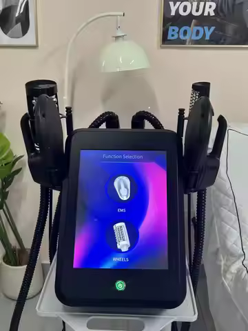 Body Slimming Muscle Relaxation 2 in 1 EMSzero Fat Loss Shaping 5D Massage Roller Electromagnetic fo