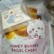 韓國 Olive young 聯名 Chiikawa Bagel Chips 貝果 飛鼠貼紙（可換）