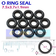 7.5x1.9mm Oring Seal Karet O Ring Rubber O-Ring Sil Part Air Oli Oil