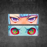 [Creative Car Stickers] Lucy Rebecca Eyes Car Stickers Creative Cyberpunk 2077 Electric Motorcycle R