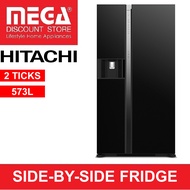 HITACHI R-SX700PMS0 573L SIDE-BY-SIDE FRIDGE (2 TICKS)