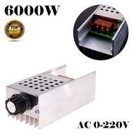 6000W 6000 WATT SCR MOTOR SPEED Controller LED Light Dimmer 220V AC