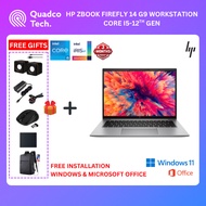HP Zbook Firefly 14 G9 Workstation |12th Gen Core i5 Intel Iris 14" FHD Display | 16GB-32GB Ram 256G