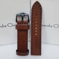 Art N5K6 Watch Strap Alexandre Christie Strap AC 22mm 24mm Original Genuine Leather AC925 AC641 AC628 AC6281 AC Collection