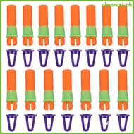 20 Pcs Crayons Sharpener Pencil Extenders for Artists Holder Cap Lengthener chuancsj