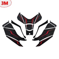 สำหรับ Honda PCX160 PCX 160 2025 มอไซ สกูตเตอร์ Scooter ถังน้ำมันเชื้อเพลิง ฝ้าแบบหนา 3M สติ๊กเกอร์ 