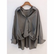 Fat m2-300 jin Korean Dongdaemun Large Size Spring and Autumn Women's Clothing Solid Color Design Ni