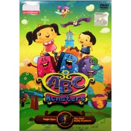 ABC Monsters Volume 3 DVD Preschool Edutainment Animated TV Series Age 4-6 Years