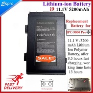 i9 11.1V  5200mAh  57.72Wh  Battery for CCTV Tester Compatible with IPC-9800pro+ T80  series Tester