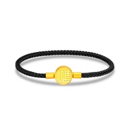 SK Jewellery Classic Gold Fortune Clip Charm Bracelet