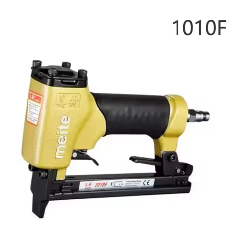 Industrial MeiTe 1013J 1010F Pneumatic Nail Gun Long Nose Upholster Stapler Brad Nailer for Woodwork
