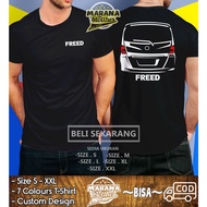 HONDA Car T-Shirt Freed RearHONDA Automotive Clothing