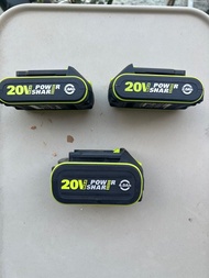 Worx 20V 電池，2.0A 4.0A . 工具電池，另有叉電器，極新。100% work