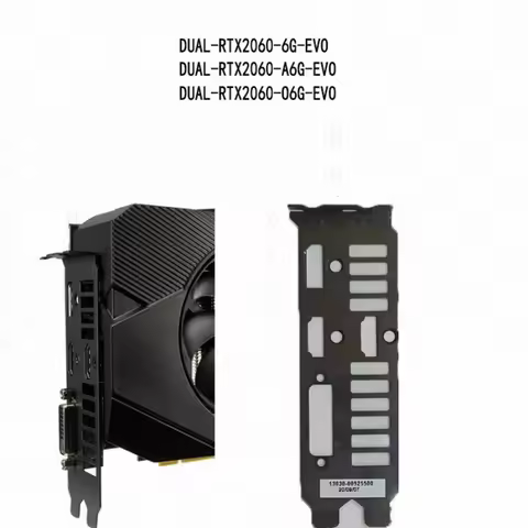 H original I/O IO shield for ASUS DUAL-RTX2060-O6G-EVO Video Card Backplate Panel