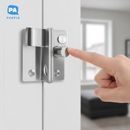 [NBI] Flip Latch Slide Bolt Gate Lo Easy Mount Safety Door Catch Carbon Steel Latch for Home Cabinet