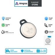 Amgras KVHB_Mini Smart GPS Tracker Anti Lost Reminder Device MFI Rated Locator Car Key Pet Kids Find