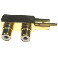 RCA 1 to 2 angled splitter jack
