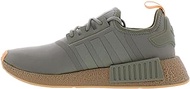 NMD_R1 Shoes Men's, Feather Grey/Feather Grey/Acid Orang, 7.5 US