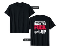 If You Can Read This Back The Fuck Up Funny Motorcycle T-Shirt