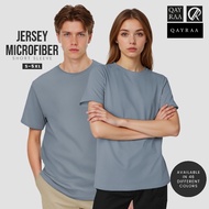 𝐐𝐚𝐲𝐫𝐚𝐚 (𝐏4) Jersey Microfiber Plain 𝗦𝗵𝗼𝗿𝘁 𝗦𝗹𝗲𝗲𝘃𝗲 T-Shirt / Size : S-5XL / Jersi Kosong /Sport