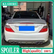 R171 R172 carbon fiber and gloss black rear spoiler for Mercedes Benz SLK class R171 2004 - 2010 SLK