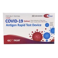 Ecotest Covid Selt Test Kit Saliva 1s