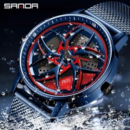 Unique Creative Watch Rainbow Lotus Blade Wheel Hub Watch RS7 Audi Rotatable 6th Generation Rotating