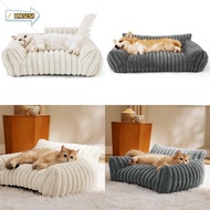 CAUSI Pet Bed, Washable Comfortable Warm Pet Sofa, Removable Small Dog Sofa Pet Supplies