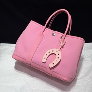 Hermes/愛馬仕 garden party30 稀有 5p粉色花園包Y刻