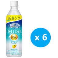 麒麟 - IMUSE 免疫Care乳酸菌水 檸檬香味【日本直送】500ml x 6
