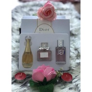 DIOR PERFUME, DIOR FRANGRANCE, MINYAK WANGI WANITA, GIRL PERFUME, DIOR SET PERFUME, GIFT SET FOR HER