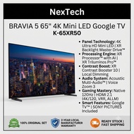 Sony K-75XR50 75" Bravia 4K MiniLED Google Smart TV
