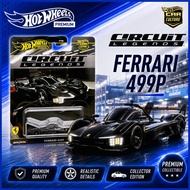 Hot Wheels Chase 0/5 Premium Car Culture Circuit Legends Ferrari 499P Black Diecast Car