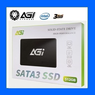 AGI 256GB/512GB SATA SSD 2.5 inch Up to 550MB/s read speed Intel Flash