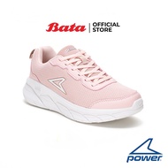 Bata บาจา ยี่ห้อ Power รองเท้ากีฬาวิ่ง รองเท้าผ้าใบ Running shoes แบบผูกเชือก สำหรับผู้หญิง รุ่น DuoFoam Max 100 EX สีชมพู 5185135