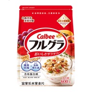 🍇Calbee Fruit Granola Cereal & Oat Original 600g 卡乐比原味水果麦片谷物