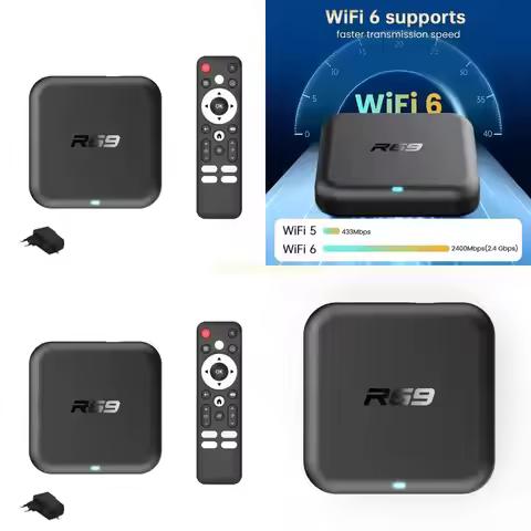 E56B 2G 16G/4G 32G HDTV Box 4K Media Player WiFi 6 Bluetooth-compatible 5.0 Top Box