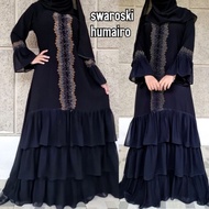 [✅Ready Stock] Abaya Hitam Abaya Turkey Gamis Maxi Dress Arab Saudi
