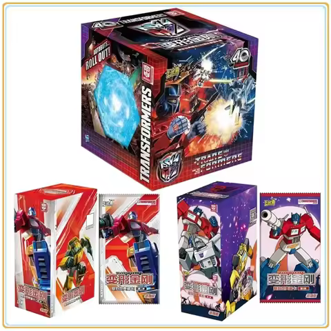 KAYOU Original Transformers Card Horizon 40th Anniversary Energy Gift Box Optimus Prime Bumblebee XR